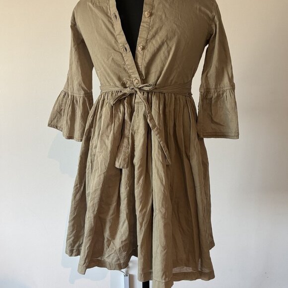 Little Prim Juliet Peasant Short Dress Embroidery Sz 12 Cottagecore Boho Prairie - Picture 8 of 16